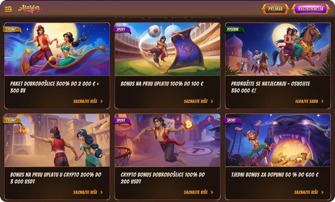 alawin casino bonus svi